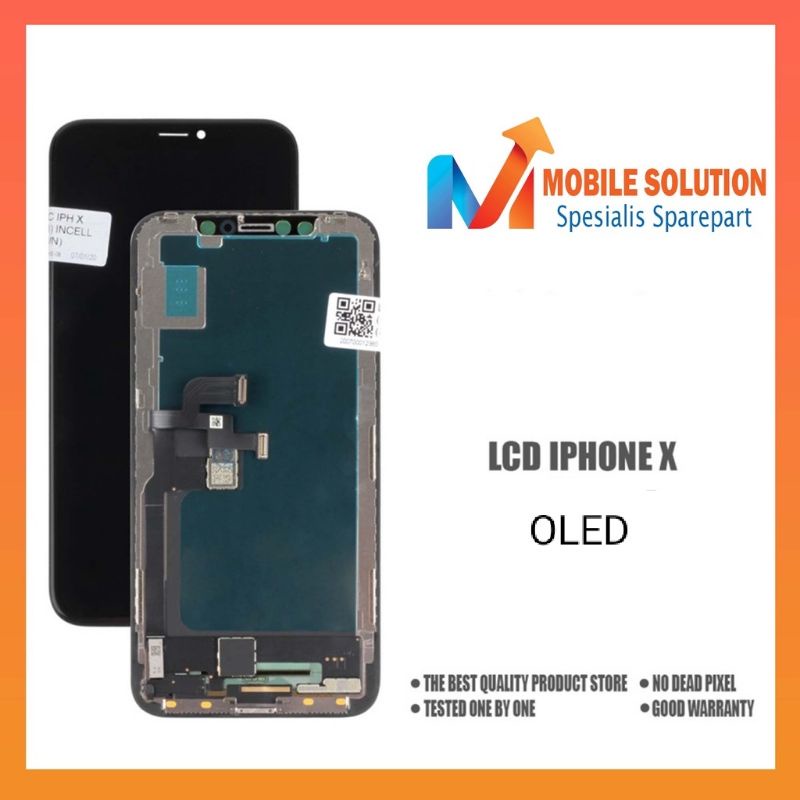 GROSIR LCD TOUCHSCREEN FULLSET IP X OLED ORIGINAL SUPER 100% GARANSI 1 BULAN + PACKING BUBBLE