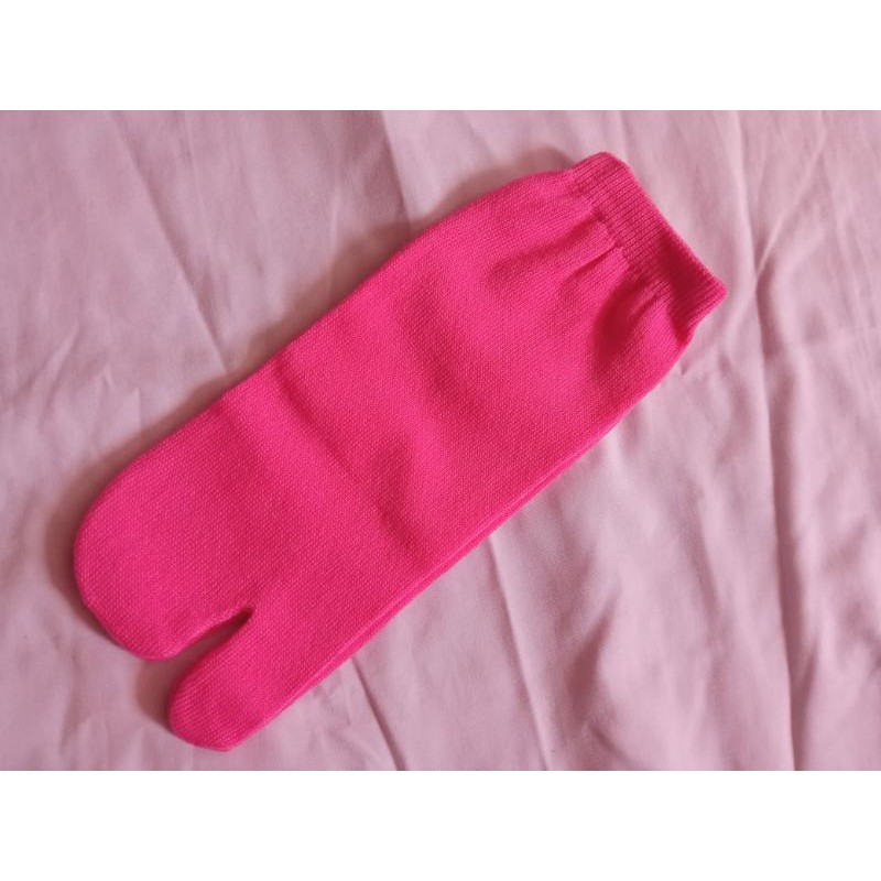 Kaos kaki pendek jempol semata kaki-Pink fanta
