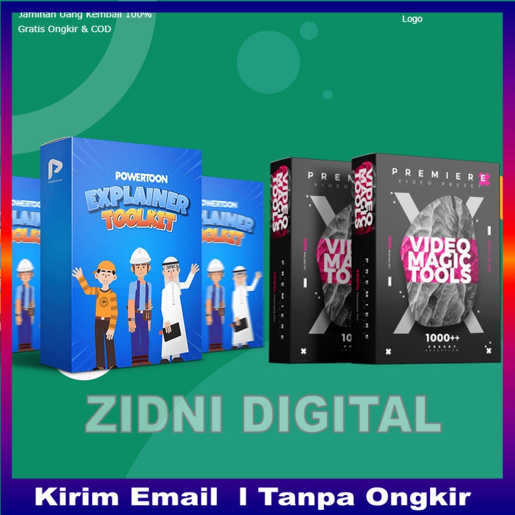 Powertoon Explainer Dan Video Magic Tools Preset Premier AE