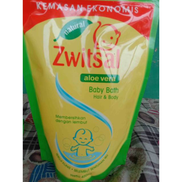 ZWITSAL BABY BATH  450ML (free duckbil anak 2 pcs)