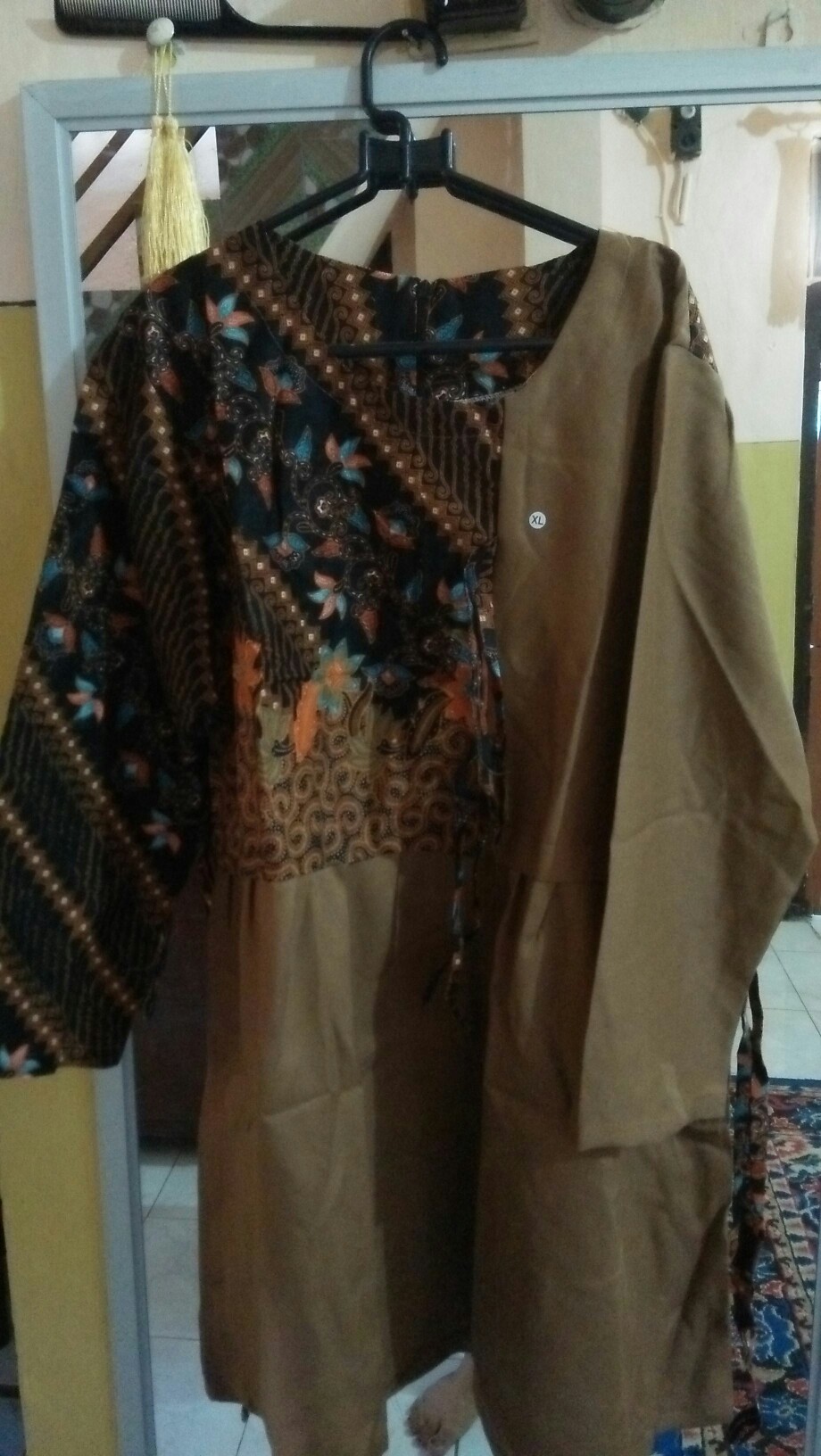Atasan Batik Wanita / Blouse Batik Wanita Kombinasi Moscrap