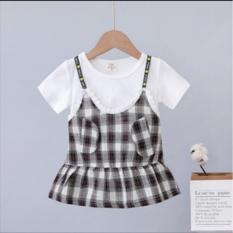 Dress Anak Import / Dres Anak Perempuan Import / bahan 100% Import ( usia 3 bulan _3 tahun )