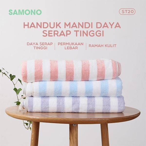 HANDUK MANDI SAMONO ST20 Tebal Fleece Cepat Kering Fiber Magic Towel