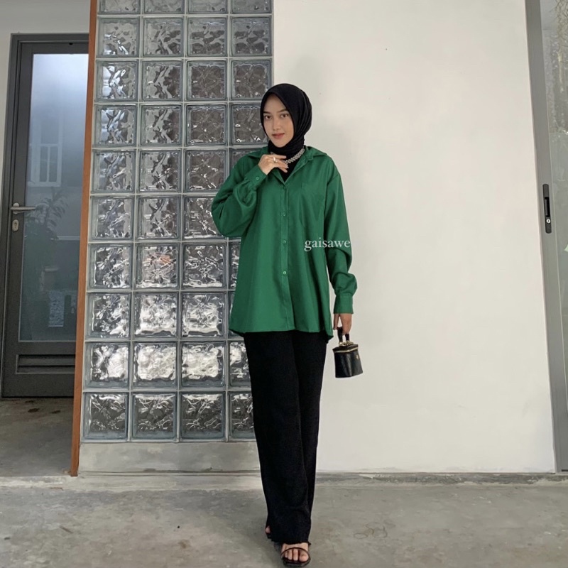 Kemeja Wanita | Namira Shirt | Kemeja Warna