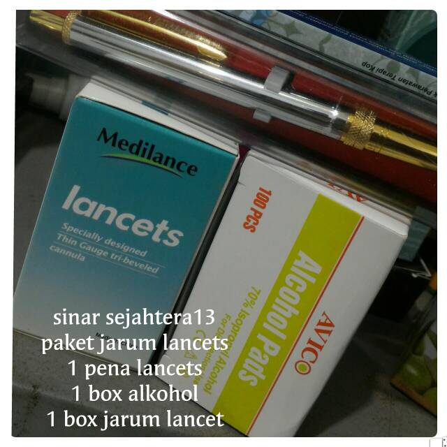Paket jarum lancet easy touch dan auto chek/jarum lancets peket auto chek