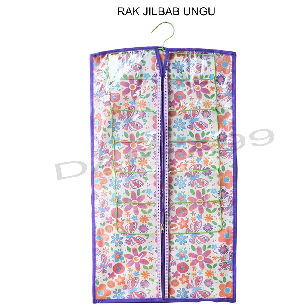 TERMURAH PROMO BESAR RAK HANGER SUSUN JILBAB HIJAB KERUDUNG GANTUNG HJO ORGANIZER GROSIR