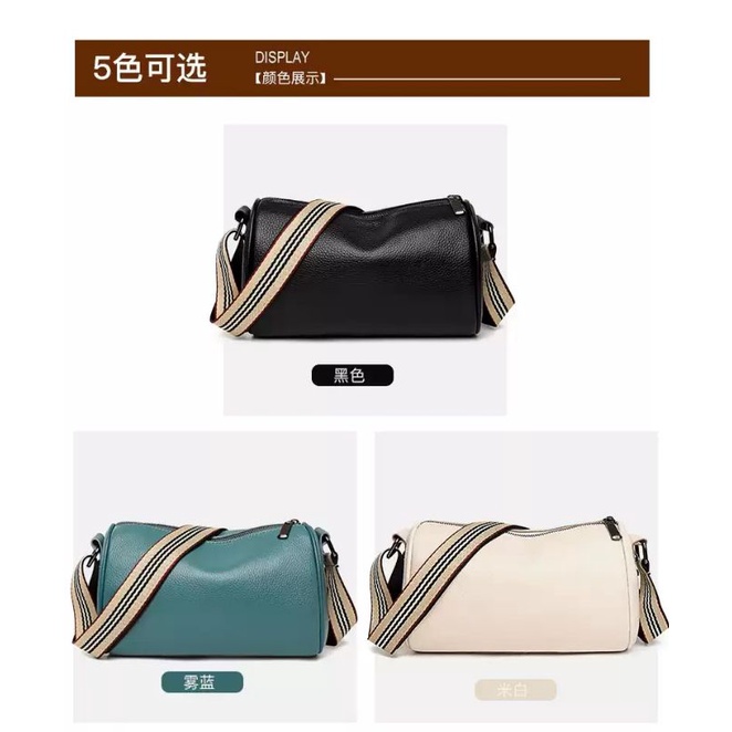 tas Selempang Wanita Tas Slempang tabung stud wanita tas Sintetis wanita batam