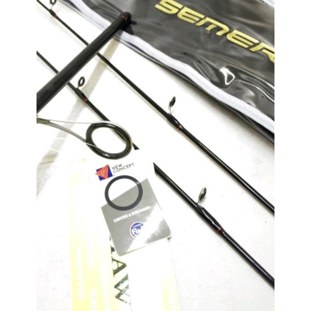 joran baitcasting seahawk semeru 602(180cm) 662(198cm) high carbon solid