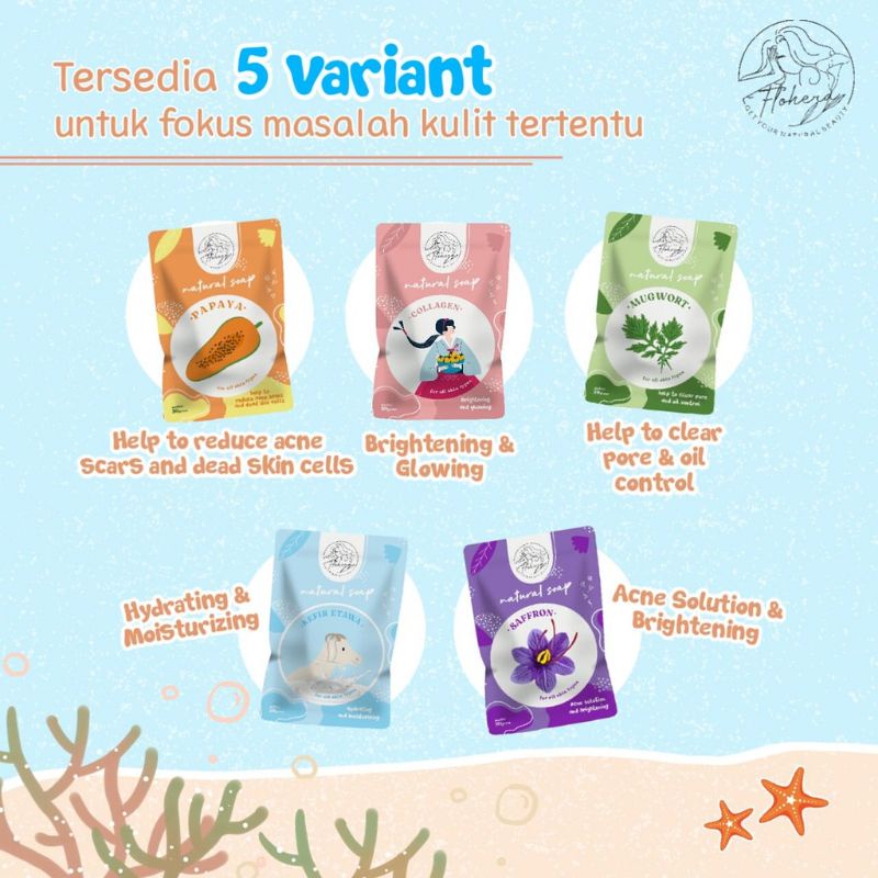 [READY] ✨Flohera Natural Soap Sabun Perontok Daki &amp; Pencerah Badan