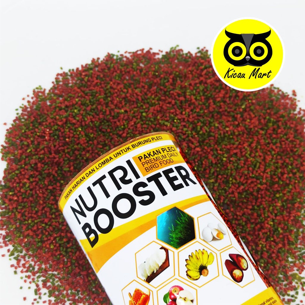 Nutri Booster Pakan Harian Burung Pleci Voer Nutribooster Kemasan Kaleng Pakan Premium Makanan Harian Burung Burung Pleci Dorodod Edan Daily Bird Food