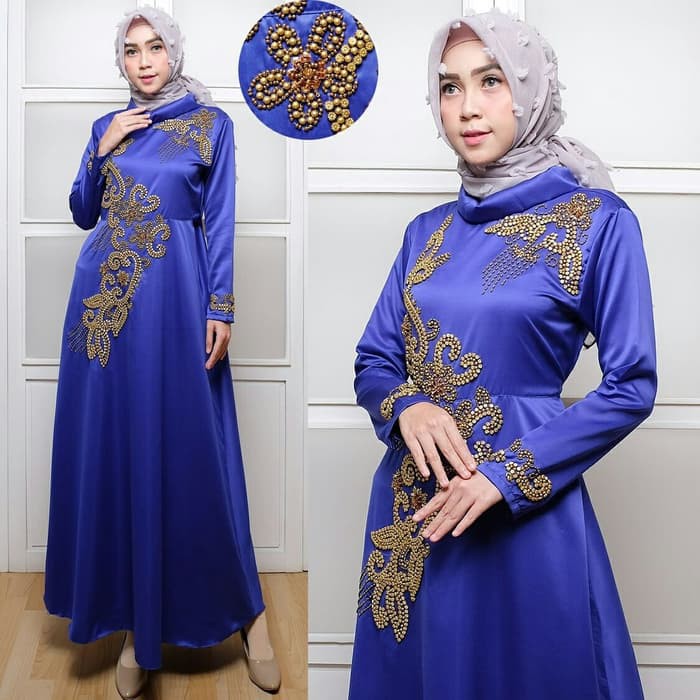 Gamis nindi BCA, UNGU, PINK, MAGENTA TUA 4 WARNA