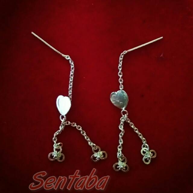 Anting Perak Murni 999