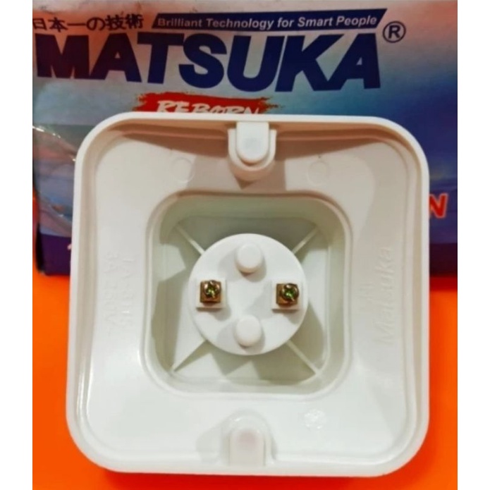 Matsuka Fiting Fitting Plavon Plafon Kotak besar New putih TA 8115