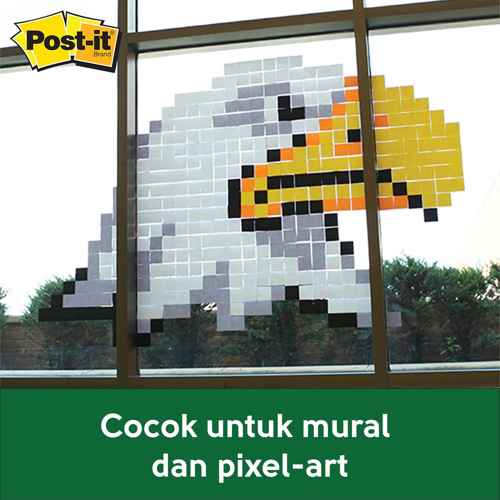 Post it sticky notes 3x3in Bali Collection-5