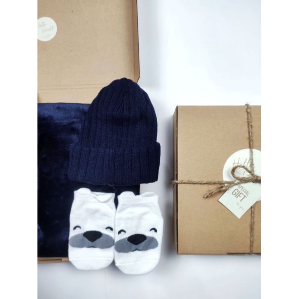 Selimut Bayi/Hampers Selimut Bayi/ Hampers Bayi Baru Lahir/ Hampers Bayi Mewah/ Kado Bayi Baru Lahir-Simple Cool Blanket