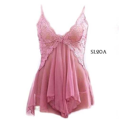 [READY STOCK] LINGERIE SEXY SLEEPWEAR LACE BAJU TIDUR TRANSPARAN SALEM SL20A