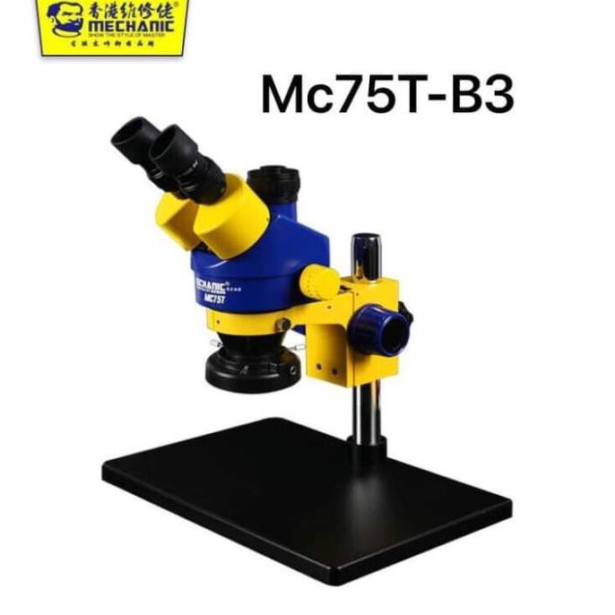 Microscope Trinokular Mechanic Mc75T-B3 Original