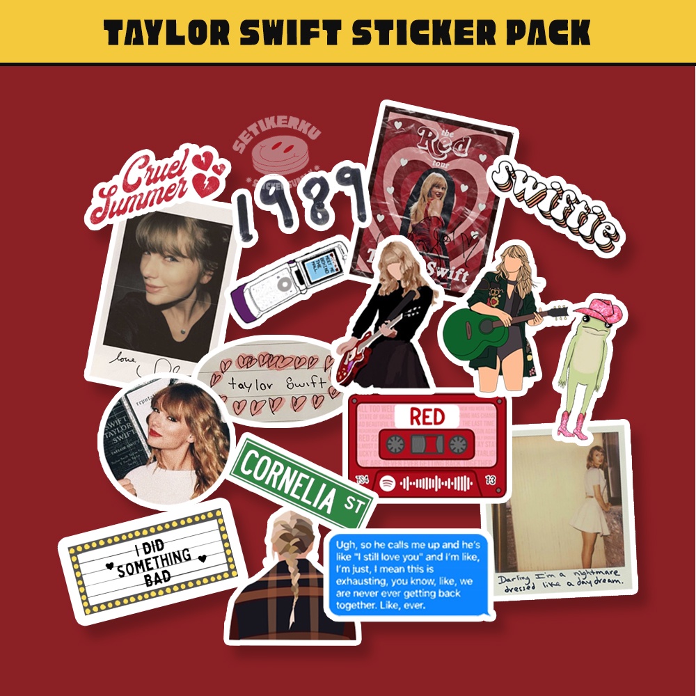 

Taylor Swift Sticker Pack A6 (17pcs)