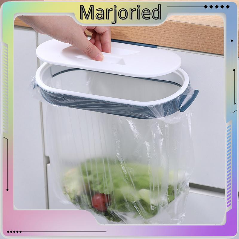 [COD Ready Stock] Tong Sampah Gantungan Dapur Dengan Penutup / Trashbag Holder With Lid / Sampah / Trashbag-MJD