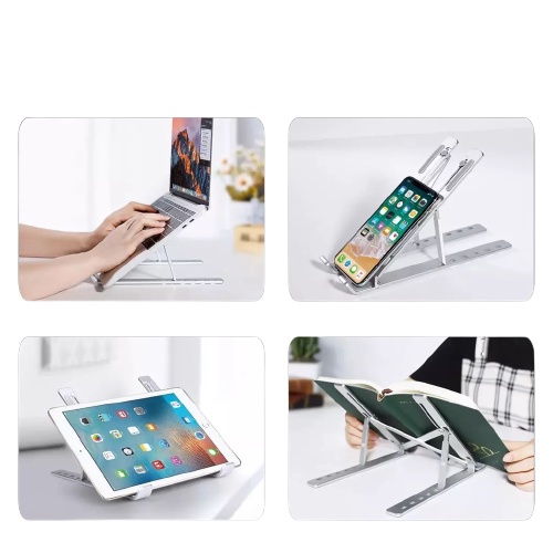 HDB1 Stand Holder Laptop Tablet Notebook HP dudukan Lipat meja penyangga anti slip portable