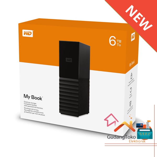 WD My Book 6TB USB 3.0 HDD Eksternal