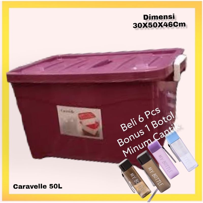 container box 50 liter multiplast Untuk Keluar Kota kirim via cargo