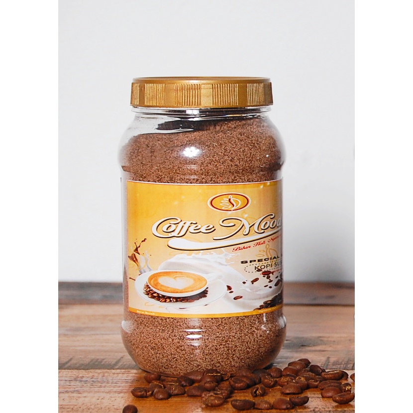 

Kopi Bubuk Robusta Kopi Susu spesial Mix Coffee Mood 300Gram