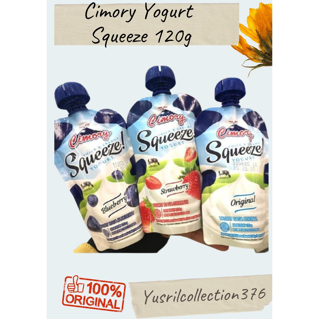 

Susu Cimori/ Susu Yogurt /Susu Cimory/ Squeeze Yogurt 120 Gram Cimori Squese -6PCS