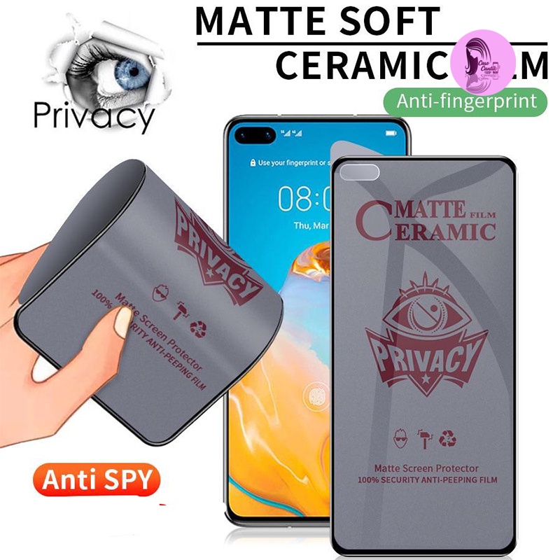Tempred glass SPY MATTE KERAMIK CERAMIC IPHONE 6G 6+ 7G 7+ 8G 8+ X Xr Xs Max CC52-5