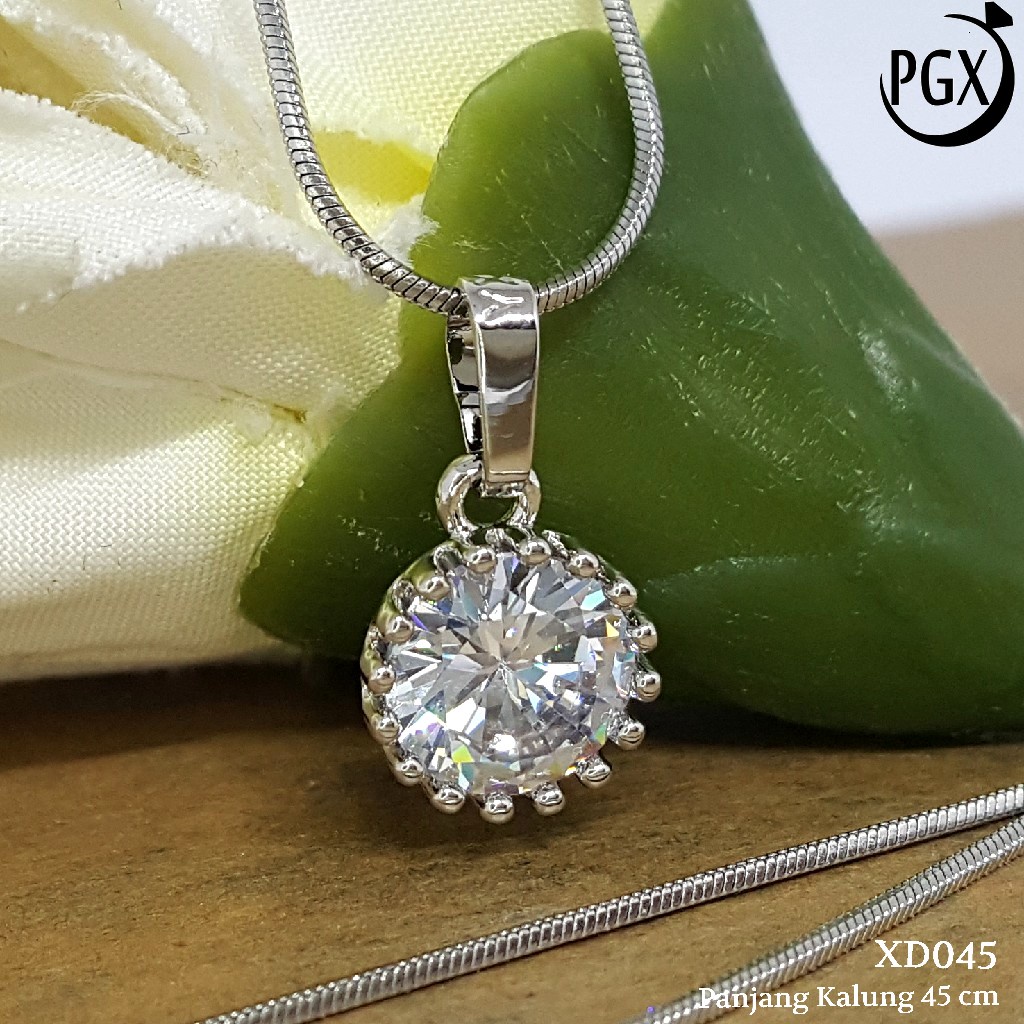 PGX Kalung Wanita Xuping Aksesoris Fashion Perhiasan Lapis Emas Premium - XD045