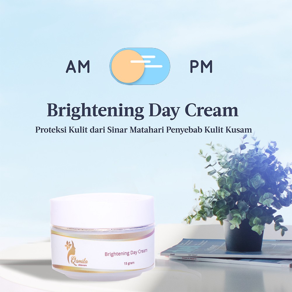 Brightening Day Cream Qamila SKincare  | Cream Siang Qamila Skincare | Krim Qamila | Cream Wajah