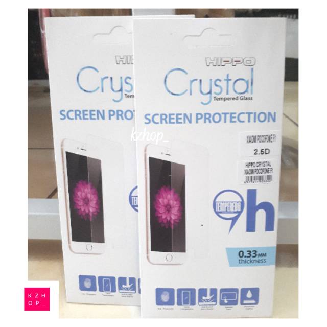 TG Oppo F3 Plus F3+ f3plus Hippo Crystal Tempered Glass Hp Screen Guard Protector Kaca Anti Gores