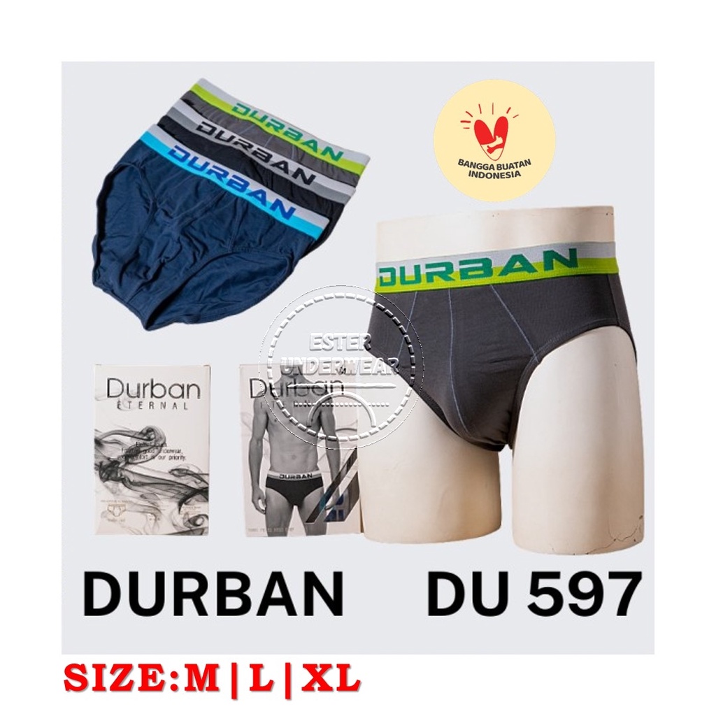 Celana Dalam Pria Durban DU 597 ISI 3Pcs