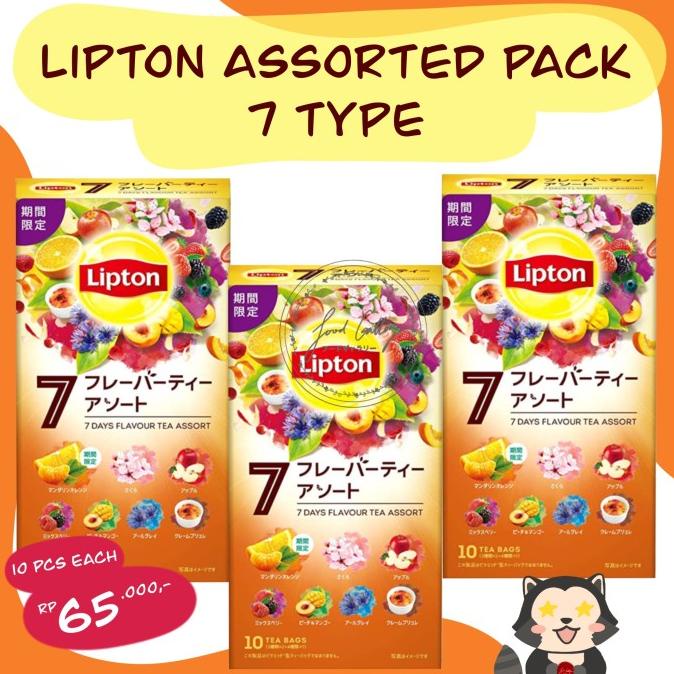 

(BISA COD) Lipton Assorted Pack 7 Type LIMITED EDITION JAPAN BOOM SALE Kode 1112
