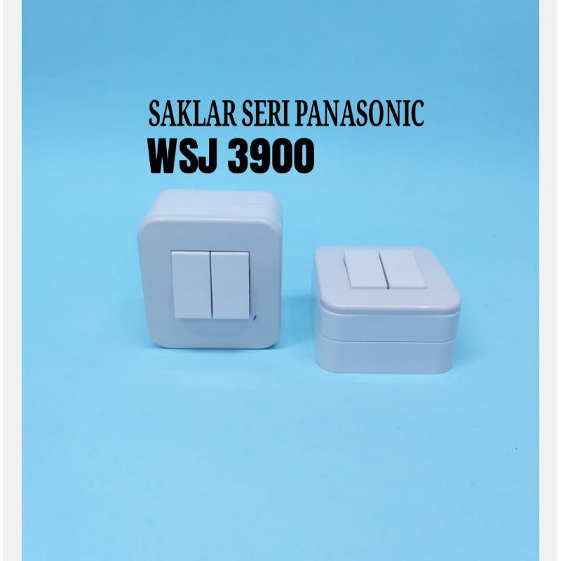 Saklar Seri 2 gang 1 arah OutBow Panasonic WSJ3900