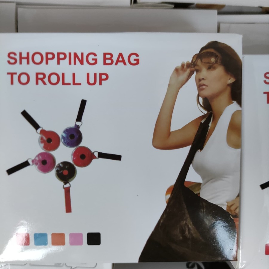 Tas belanja praktis/shopping bag to roll up