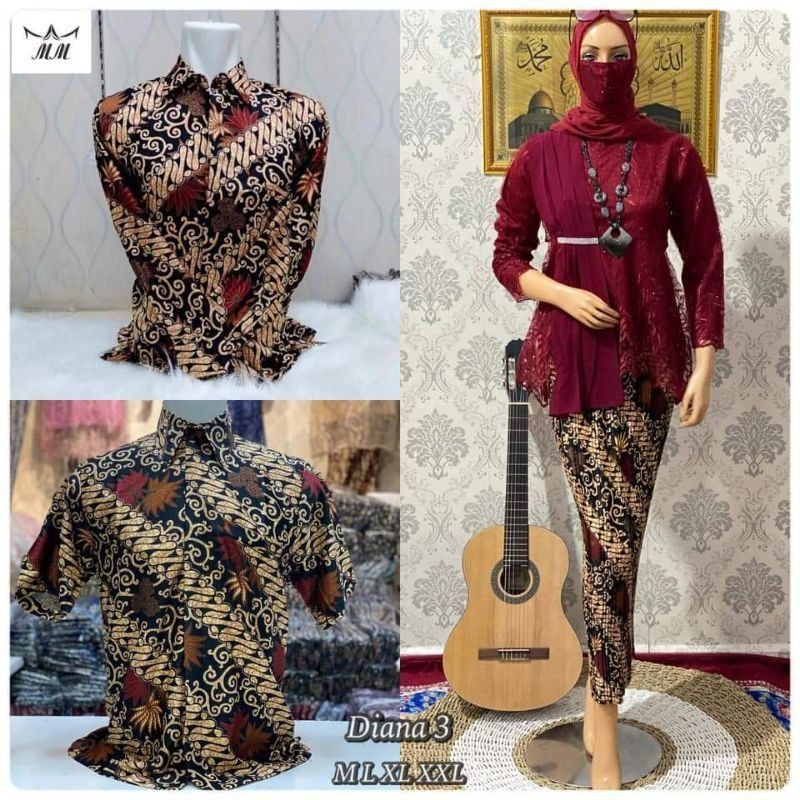 COUPLE KEBAYA TUNANGAN / COUPLE KEBAYA SELENDANG / COUPLE KEBAYA KELUARGA / COUPLE KEBAYA MODERN