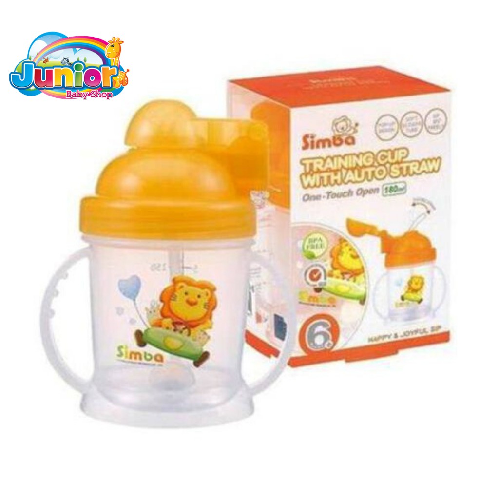 Simba Training Cup With Auto Straw 180ml