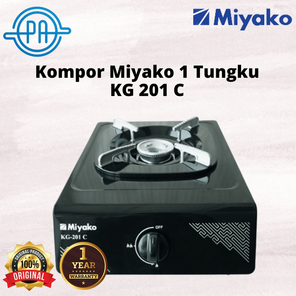 MIYAKO KOMPOR KG 201 C KG201C 1 TUNGKU GARANSI