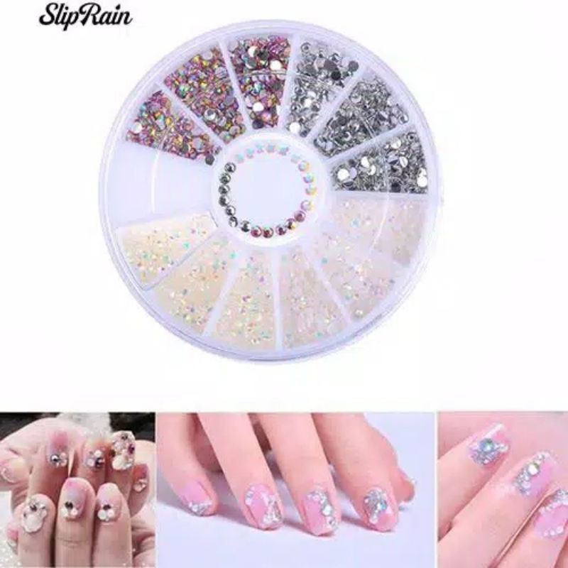 3 D Nail Art Rhinestone Crystal Glitter