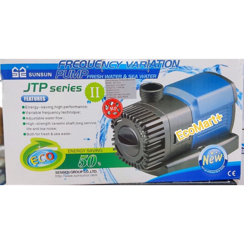 Pompa SUNSUN JTP 10000 LOW WATT Sun Sun JTP 10000 Pompa Air Kolam Power Head ORIGINAL