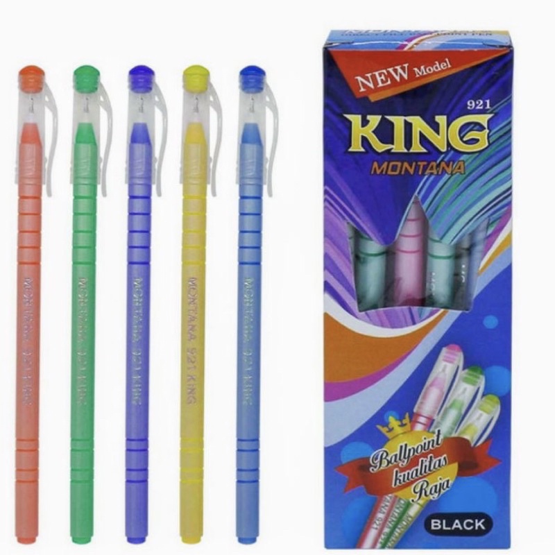

Pulpen Lilin Ulir Montana King 921 isi 12 pcs