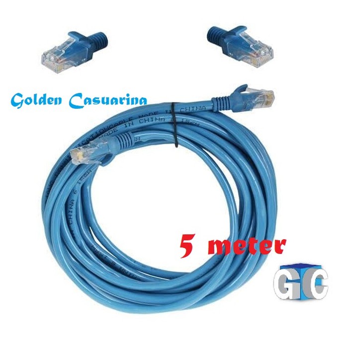 WEBSONG KABEL LAN CAT 6 + RJ45 5M