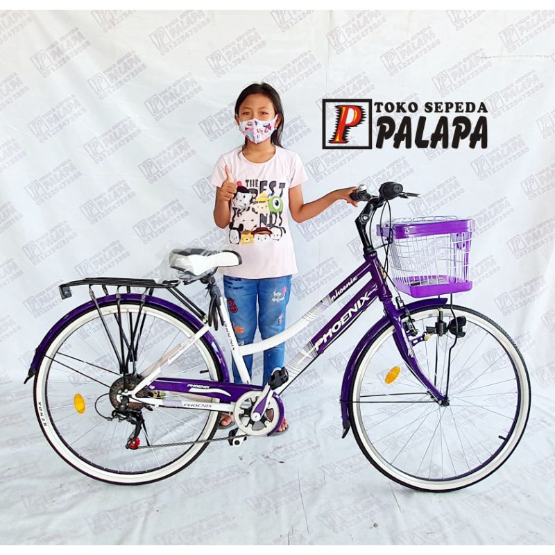[EKA JAAYA SEPEDA] Sepeda Keranjang 26 Phoenix 116 MX City Bike CTB Anak Best Seller