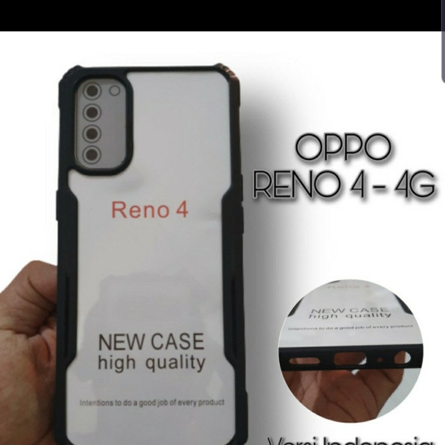 OPPO RENO 4 4F 4 PRO Hard Case Fusion Shockproof Clear Armor Bumper