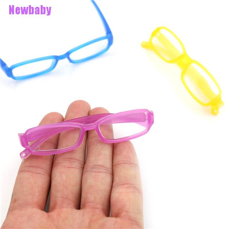 (Newbaby) 1 Pasang Kacamata DIY Untuk Boneka Blyth BJD 1 / 6