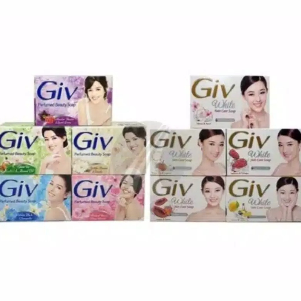 Giv white ( Batang ) sabun mandi wangi 76gr skin care soap buah (no.186)