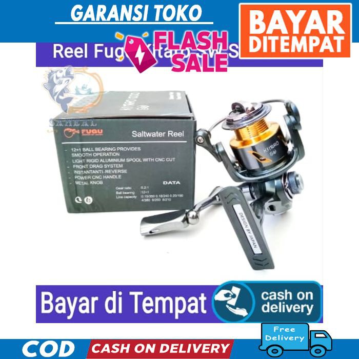 CUCI GUDANG Reel Pancing Fugu Kitaro 3000 Saltwater Powerhandle