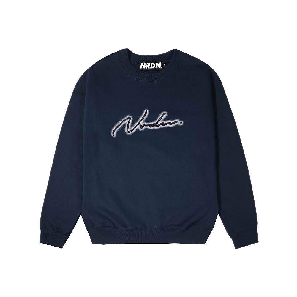 CREWNECK NRDN FIBROUS NAVY