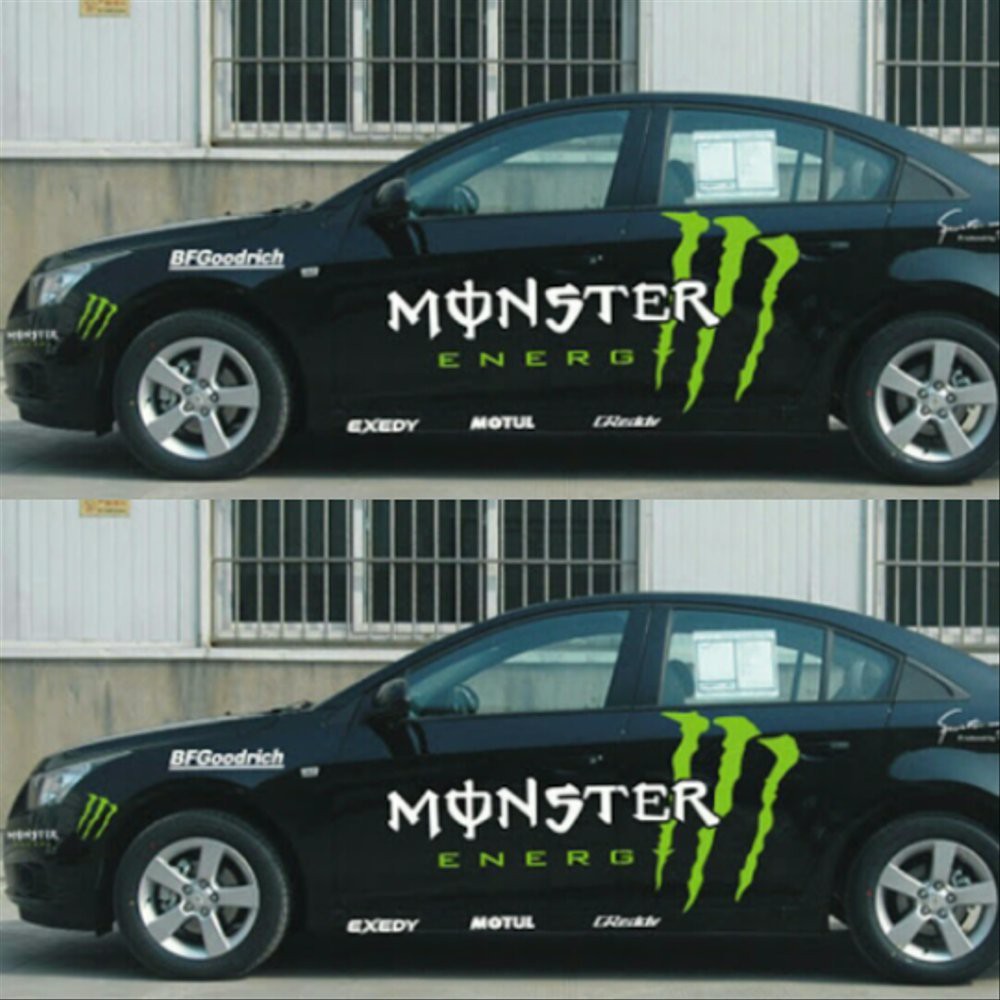 

stiker monster energi BIG size termurah